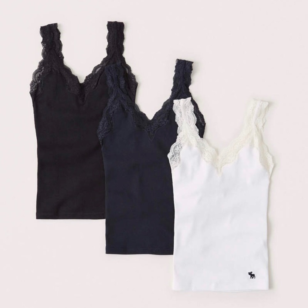 3 pack lace icon cami, NWOT